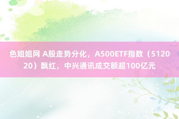 色姐姐网 A股走势分化，A500ETF指数（512020）飘红，中兴通讯成交额超100亿元
