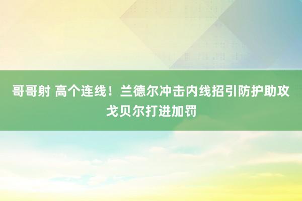 哥哥射 高个连线！兰德尔冲击内线招引防护助攻戈贝尔打进加罚